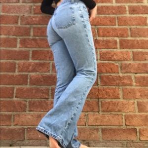 Vintage flare blue jeans!